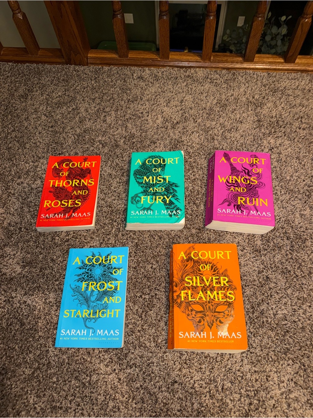 A Court of Thorns and Roses Series by Sarah J. Maas - Multi-Color Set-